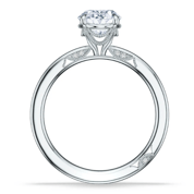 Platinum Oval Solitaire Engagement Ring