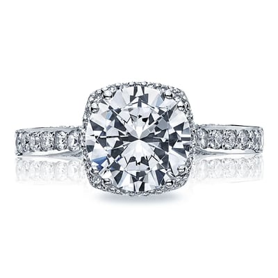 Spotlight bloom engagement ring