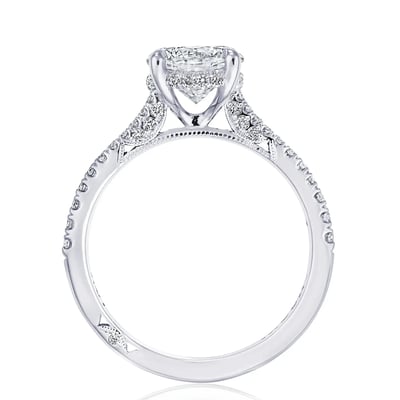 Cathedral engagement ring