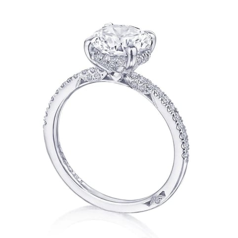 Simply Tacori engagement ring solitaire
