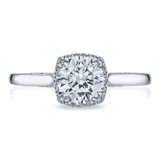 Cathedral Setting Engagement Ring for Taurus Zodiac