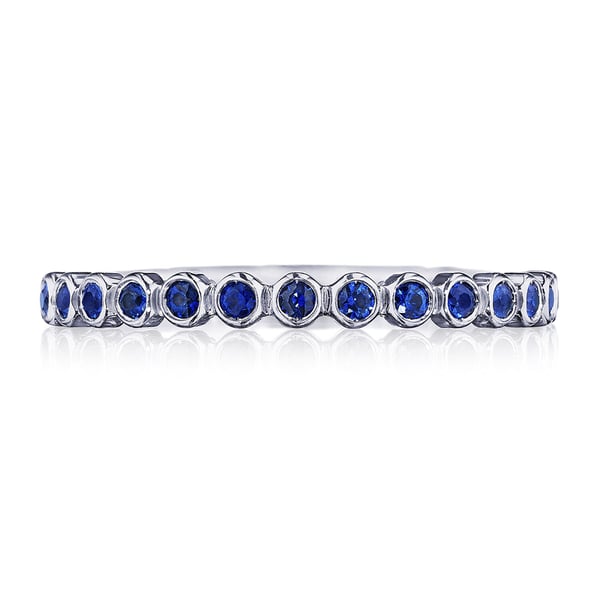 sapphire anniversary wedding band