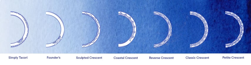 TACORI Engagement Ring Crescent Fabrics
