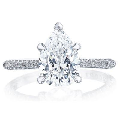 pear solitaire engagement ring