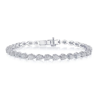 white gold tennis bracelet