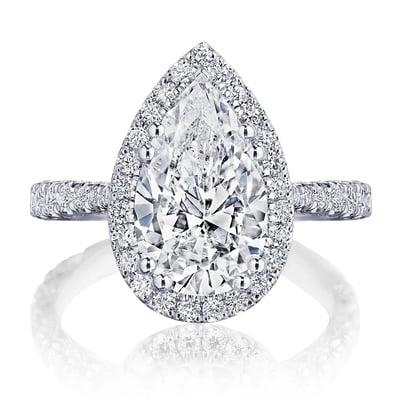 Diamond intense Bloom engagement ring