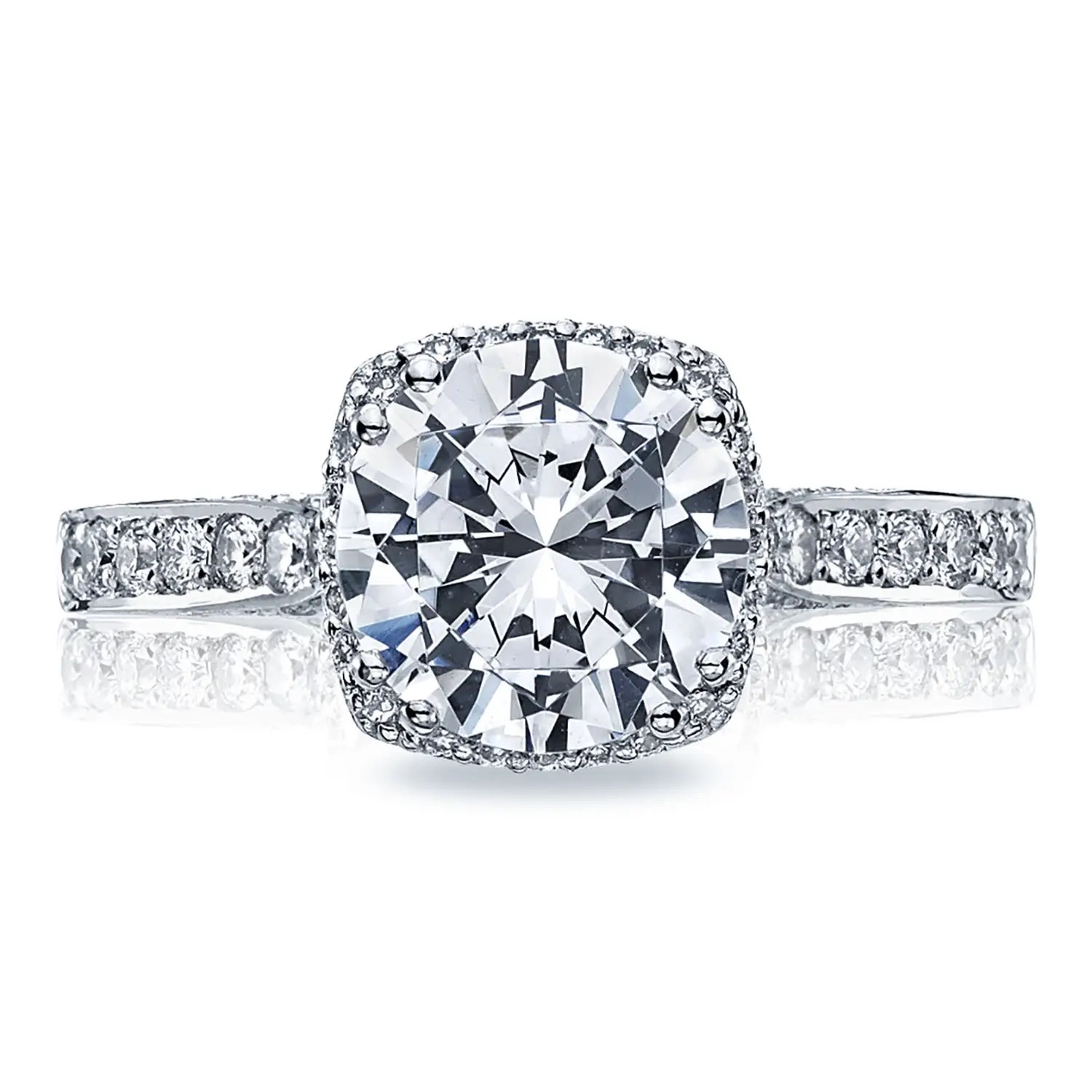 image for Dantela Round Bloom Engagement Ring