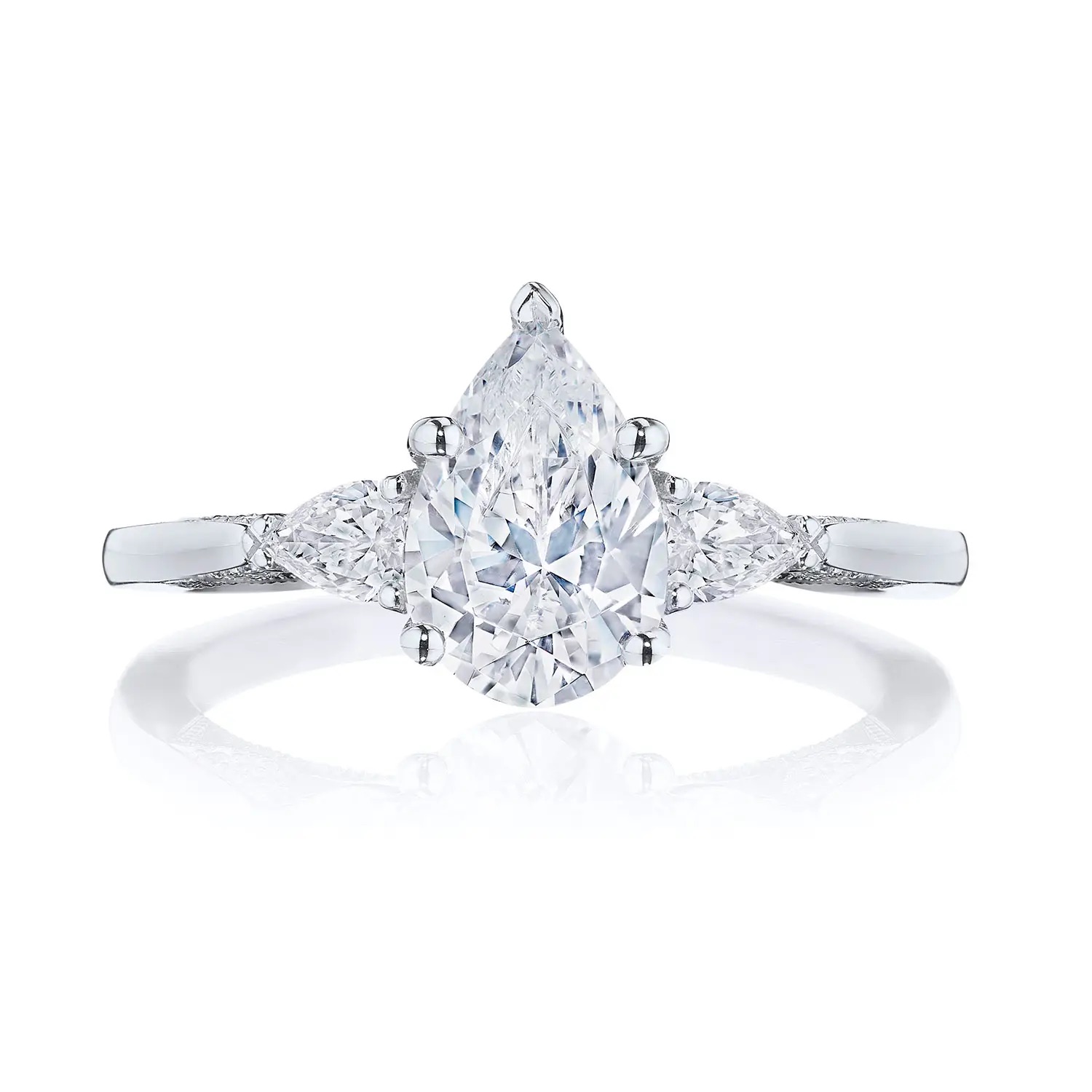 image for Simply TACORI Pear 3-Stone Engagement Ring