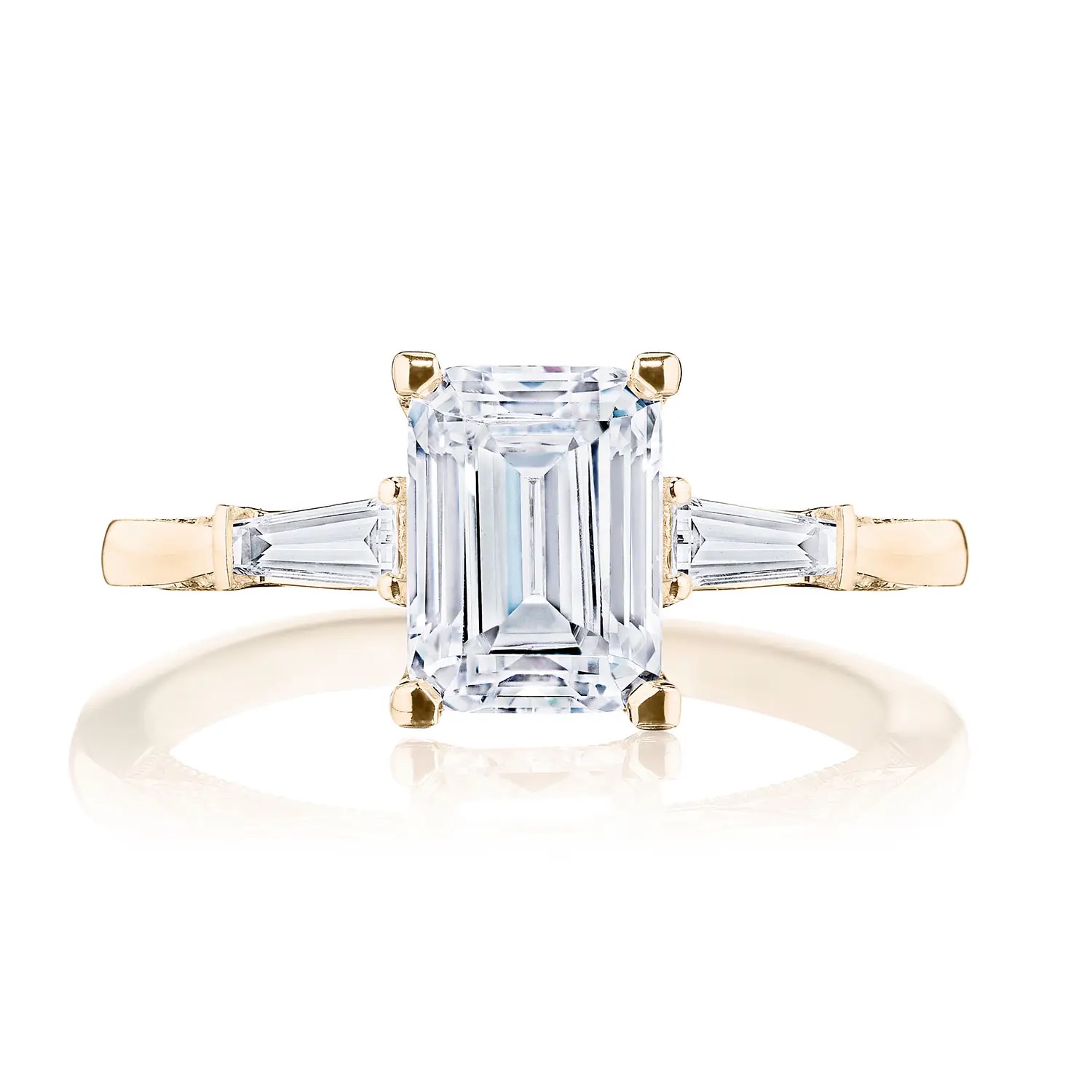 hover image for Simply TACORI Emerald 3-Stone Engagement Ring