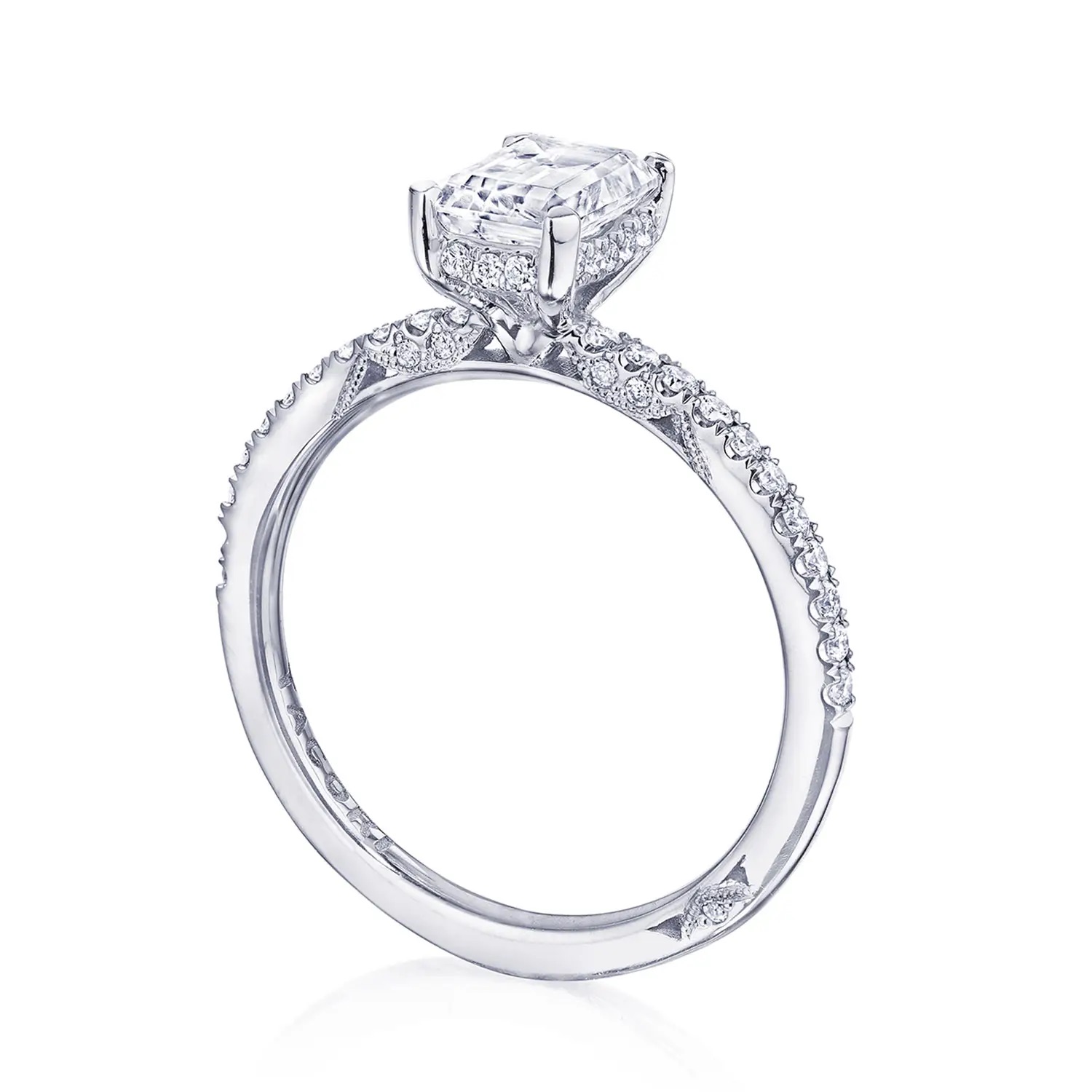 image for Simply TACORI Emerald Solitaire Engagement Ring