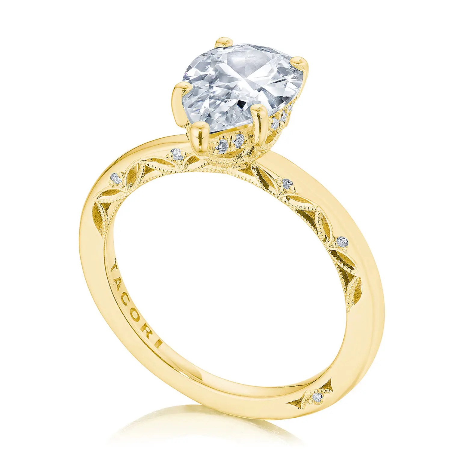 hover image for Pear Solitaire Engagement Ring