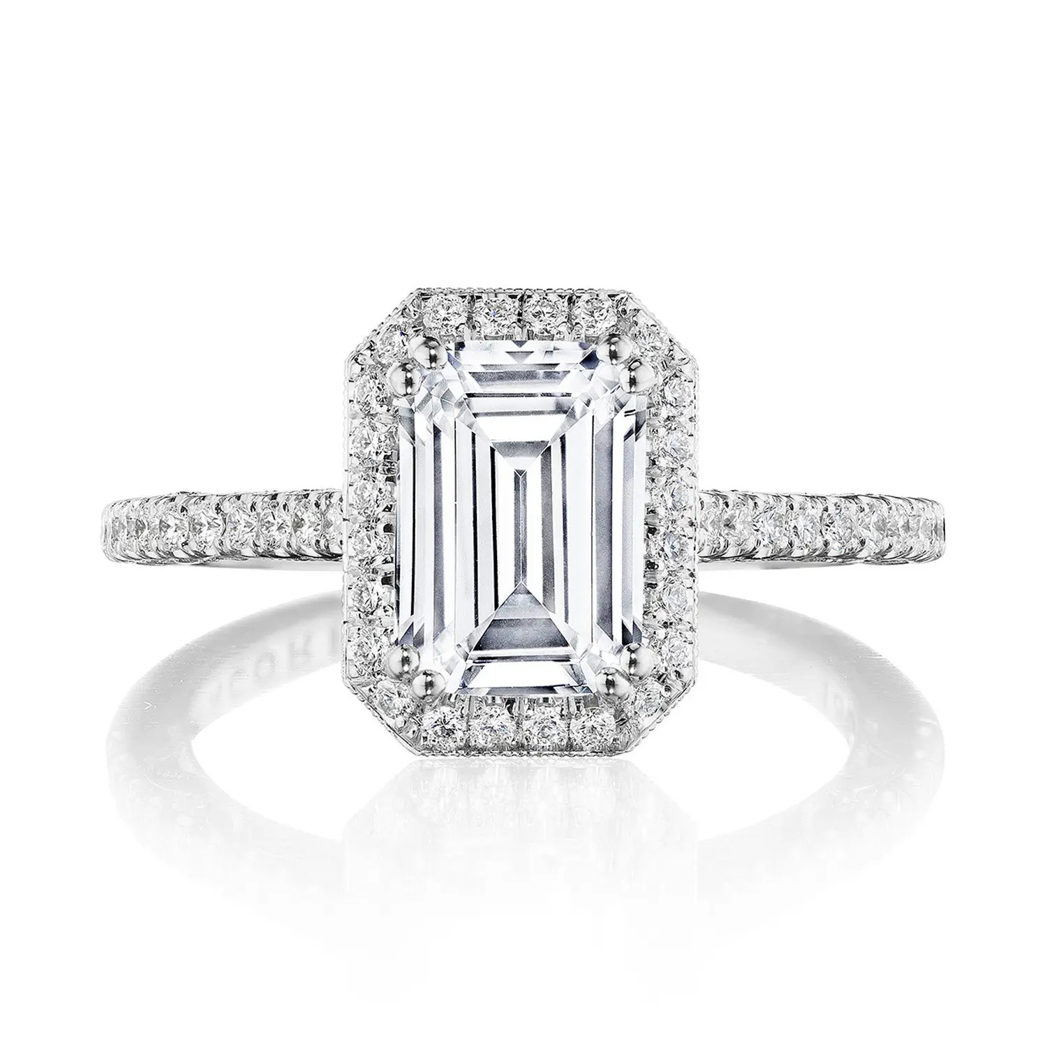 image for Dantela Emerald Bloom Engagement Ring