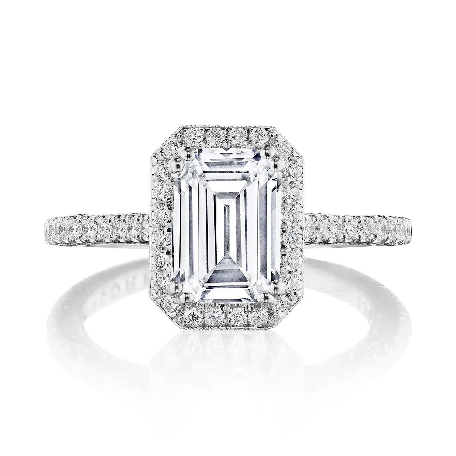 hover image for Dantela Emerald Bloom Engagement Ring