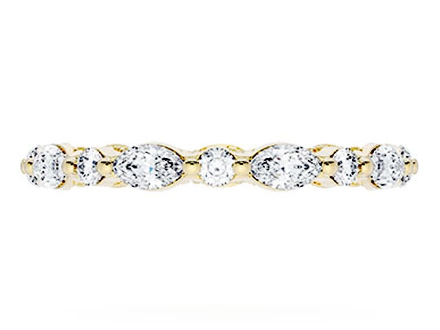 image for Marquise and Round Diamond Band