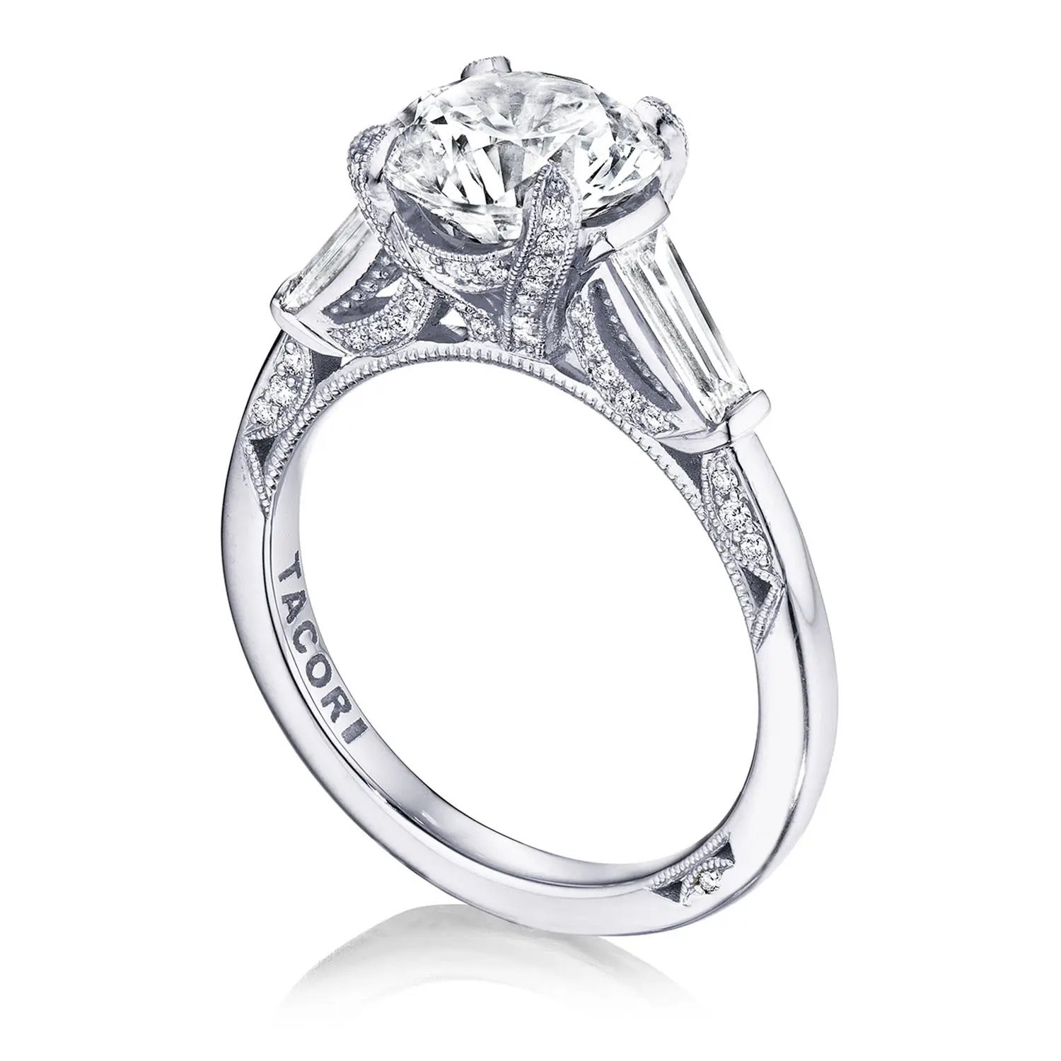 image for Simply TACORI RoyalT Round 3-Stone Engagement Ring