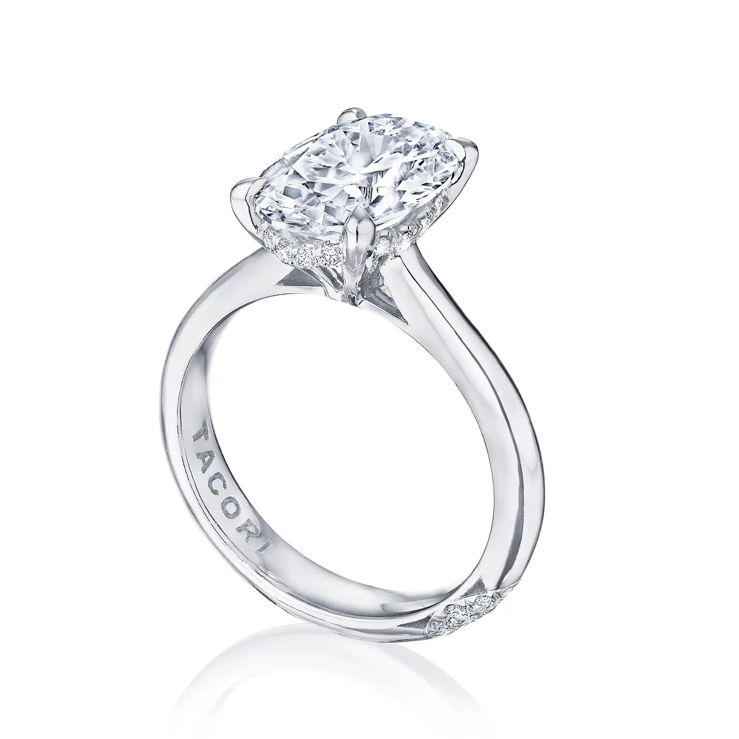 image for Founder's RoyalT Oval Solitaire Engagement Ring 