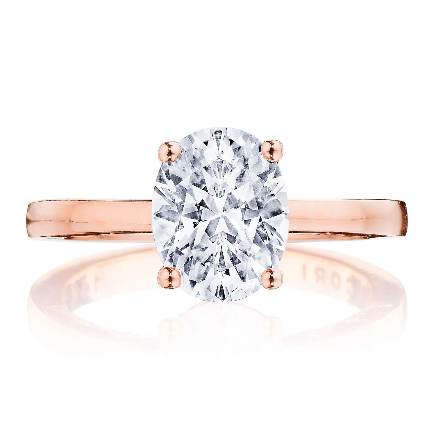 hover image for Coastal Crescent Oval Solitaire Engagement Ring