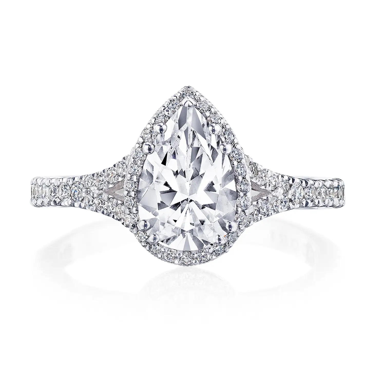 image for Dantela Pear Bloom Engagement Ring 