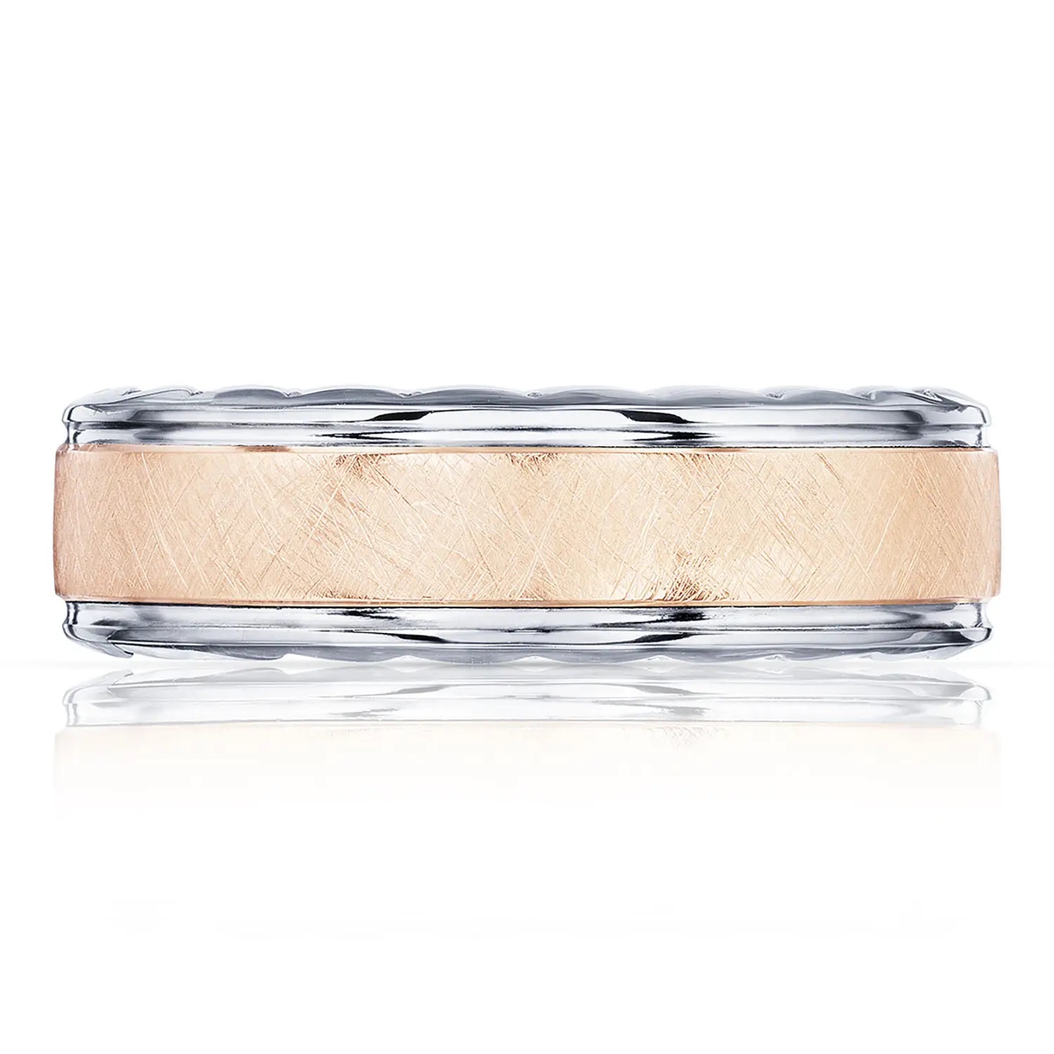 hover image for Classic Two-Tone Finish Wedding Band